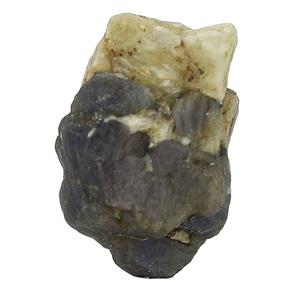 سنگ راف یاقوت کبود Sapphire آفریقایی معدنی رنگ تیره کمیاب صددرصد طبیعی خلوص بالا وزن حدود 78 قیراط 