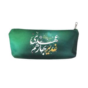 جامدادی مخمل با شعار غدیر بهار هم عهدی رنگ سبز