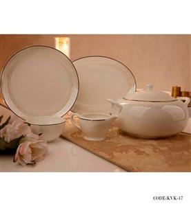 سرویس غذاخوری بن چاینا 18 نفره 133 پارچه مدل نارون