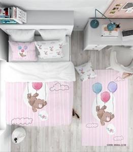 روتختی کودک دخترانه طرح خرس مدل Brown Bear