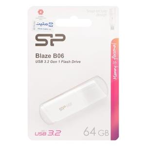 فلش مموری سیلیکون پاور مدل Blaze B06 ظرفیت 64 گیگابایت Silicon Power Blaze B06 Flash Memory - 64GB