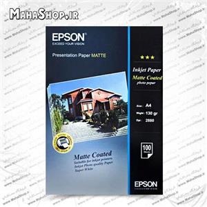 کاغذ کتد مات اپسون سایز A4 وزن 130 گرم 100 برگ