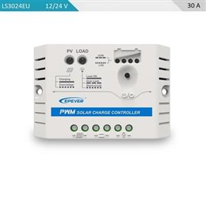 شارژ کنترلر 30 آمپر 12/24 ولت PWM برند EP Solar مدل LS3024EU