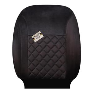 روکش صندلی خودرو سوشیانت مناسب شاهین تمام مخمل مشکی دوخت مشکی