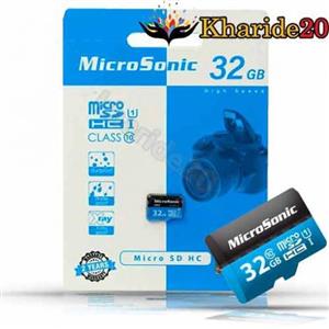 کارت حافظه microSD میکروسونیک کلاس 10 استاندارد سرعت U1 با ظرفیت 32 گیگابایت