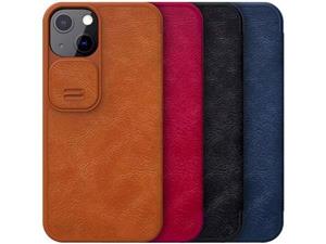 کیف چرمی نیلکین آیفون Apple iPhone 13 Nillkin Qin Pro Leather Case دارای محافظ دوربین  