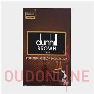 عود خوشبو کننده آبشاری دارشان Darshan مدل دانهیل قهوه ای Brown Dunhill