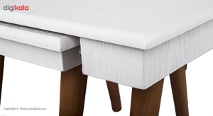 میز جلومبلی و مجموعه ی 2 عددی عسلی کارینو مدل EG311