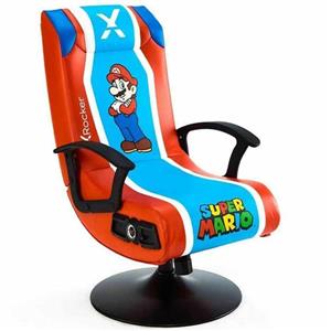 صندلی گیمینگ ایکس راکر X Rocker RGB Gaming Chair Super Mario BLUE RED 