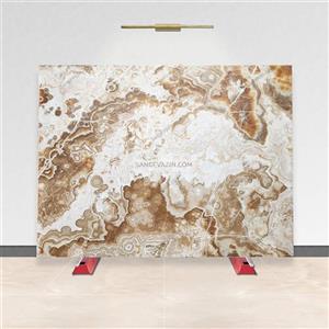 سنگ اسلب مرمر قهوه ای