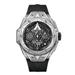 ساعت هابلوت کهشکانی سیلور مدل Hublot Unico Sang Bleu2Titanium