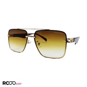 عینک آفتابی میباخ بدون فریم و طلایی رنگ و لنز قهوه ای سایه روشن مدل 22036