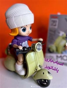 اسباب بازی دختر وسپا سوار و اسکوتر سوار موزیکال