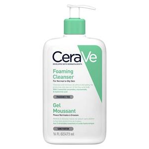 فوم شستشوی صورت سراوی مخصوص پوست نرمال و چرب Cerave foaming cleanser 473 ml 