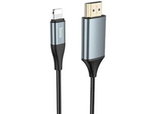 کابل لایتنینگ به اچ دی ام آی دو متری هوکو Hoco Cable Lightning to HDMI UA15