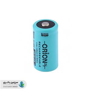 باتری لیتیوم یونی 18350 ظرفیت 850 میلی آمپر 3.7 ولت اوریون ORION