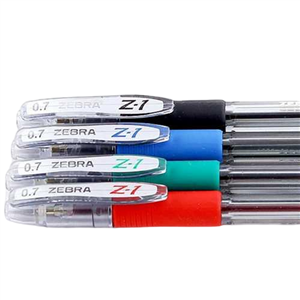 خودکار 0.7 میلی متری زبرا (مدل Z-1 ) 6عددی رنگ جور