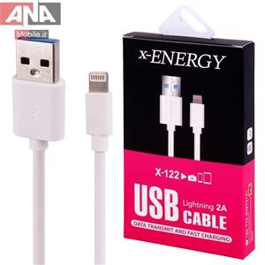 کابل آیفونی فست شارژ X-Energy X-122 2A 2m