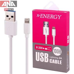 کابل آیفونی X-Energy X-200 2A 1m