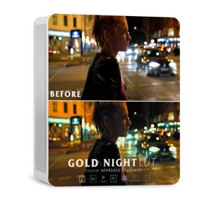 رنگ سینمایی Gold Night LUT