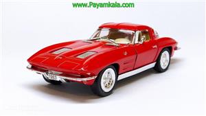 ماشین اسباب بازی کروت (CORVETTE 1963 STING RAY BY KINSMART) قرمز