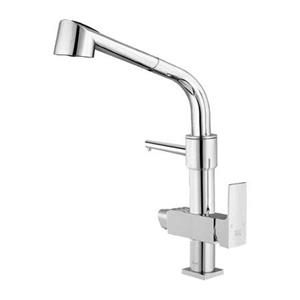 شیر ظرفشویی شاوری دو منظوره کلار مدل فلت کروم