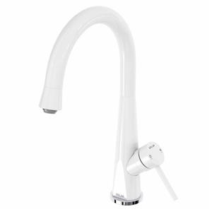 شیر روشویی علم دار کلار مدل رز سفید