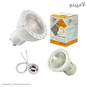 هالوژن ال ای دی 7 وات PGT  با پایه استارتی GU10