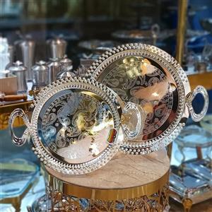 سینی 2 سایز استیل کد ja 4287606