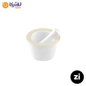 هاون چینی زرین Zi رنگ پاستل کرم 40 عددی