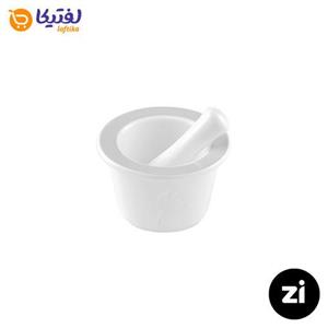 هاون چینی زرین Zi رنگ پاستل طوسی 40 عددی