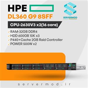 سرور اچ پی HP DL360 G9 E5-2620v4 8SFF