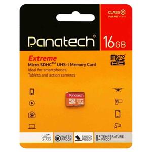 کارت حافظه microSDHC پاناتک مدل Extreme کلاس 10 استاندارد UHS-I ظرفیت 16 گیگابایت