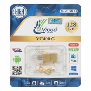 فلش مموری OTG ویکومن مدل VC400G ظرفیت 128 گیگابایت