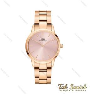 ساعت دنیل ولینگتون زنانه رزگلد صفحه صورتی متوسط DW-4360-32-L