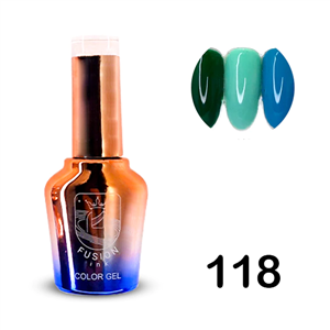لاک ژل ناخن فیوژن شماره 118 FUSION COLOR GEL