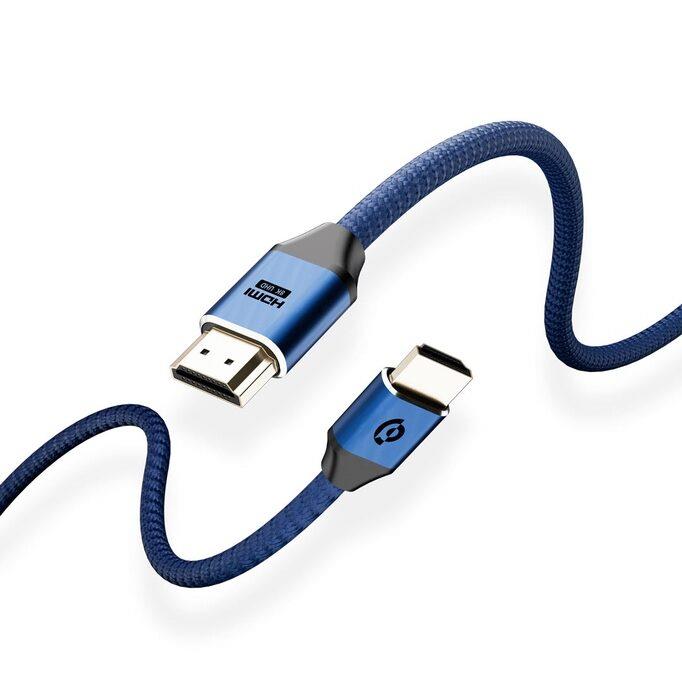 کابل 2 متری HDMI پاورولوژی Powerology 8K HDMI Braided Cable 2m