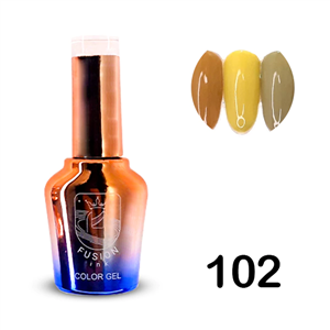 لاک ژل ناخن فیوژن شماره 102 FUSION COLOR GEL