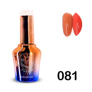 لاک ژل ناخن فیوژن شماره 081 FUSION COLOR GEL
