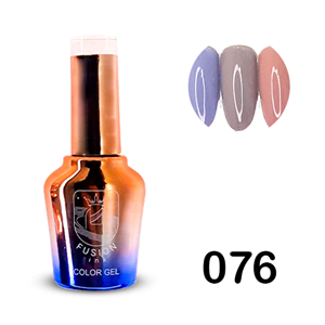 لاک ژل ناخن فیوژن شماره 076 FUSION COLOR GEL