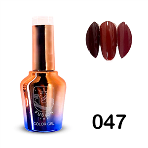 لاک ژل ناخن فیوژن شماره 047 FUSION COLOR GEL