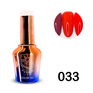 لاک ژل ناخن فیوژن شماره 033 FUSION COLOR GEL