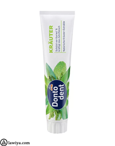 خمیر دندان گیاهی دنتودنت اصل آلمان_Dontodent krauter toothpaste 