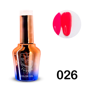 لاک ژل ناخن فیوژن شماره 026 FUSION COLOR GEL