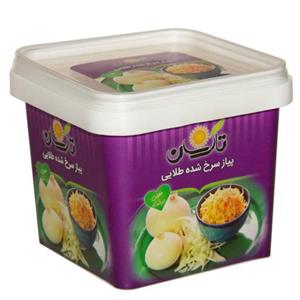 پیاز داغ تاکسان خلالی درشت حجم 100 گرم چربی کاهش یافته