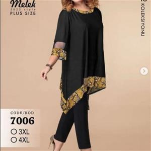 تونیک زنانه بزرگ شیک سایز خیلی خیلی بزرگ 50 - 60  موجودی گرفته شود