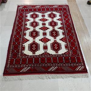فرش دستباف یک و نیم متری عشایر ترکمن