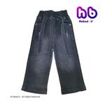 شلوار جین جدید بگ بچگانه ( دخترانه) شیک زاپ دار جنس جین عالی و تضمینی کد 1990
