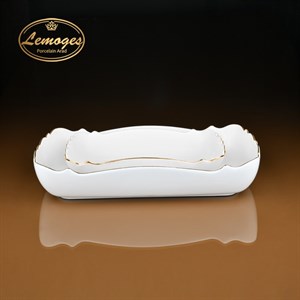 تابه مستطیل موج لمون سایز بزرگ (تابه لمون _ تابه مستطیل لمون _ تابه موج _ تابه لب طلا)