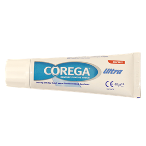 خمیر چسب دندان مصنوعی کورگا COREGA DENTURE Corega Ultra Denture Fixative Cream 40g